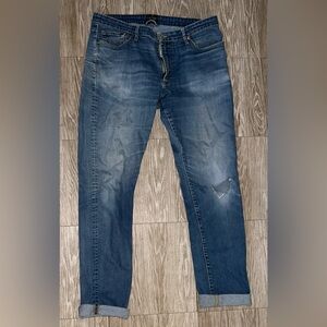 Civilianaire Premium Blue Jeans Made in USA Designer Denim Men's Size 36